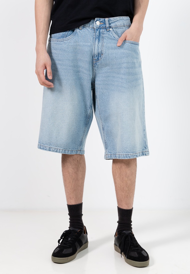 Electro Denim Lab 寬鬆牛仔短褲